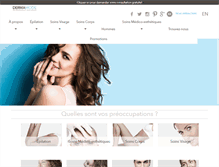 Tablet Screenshot of dermamode.com